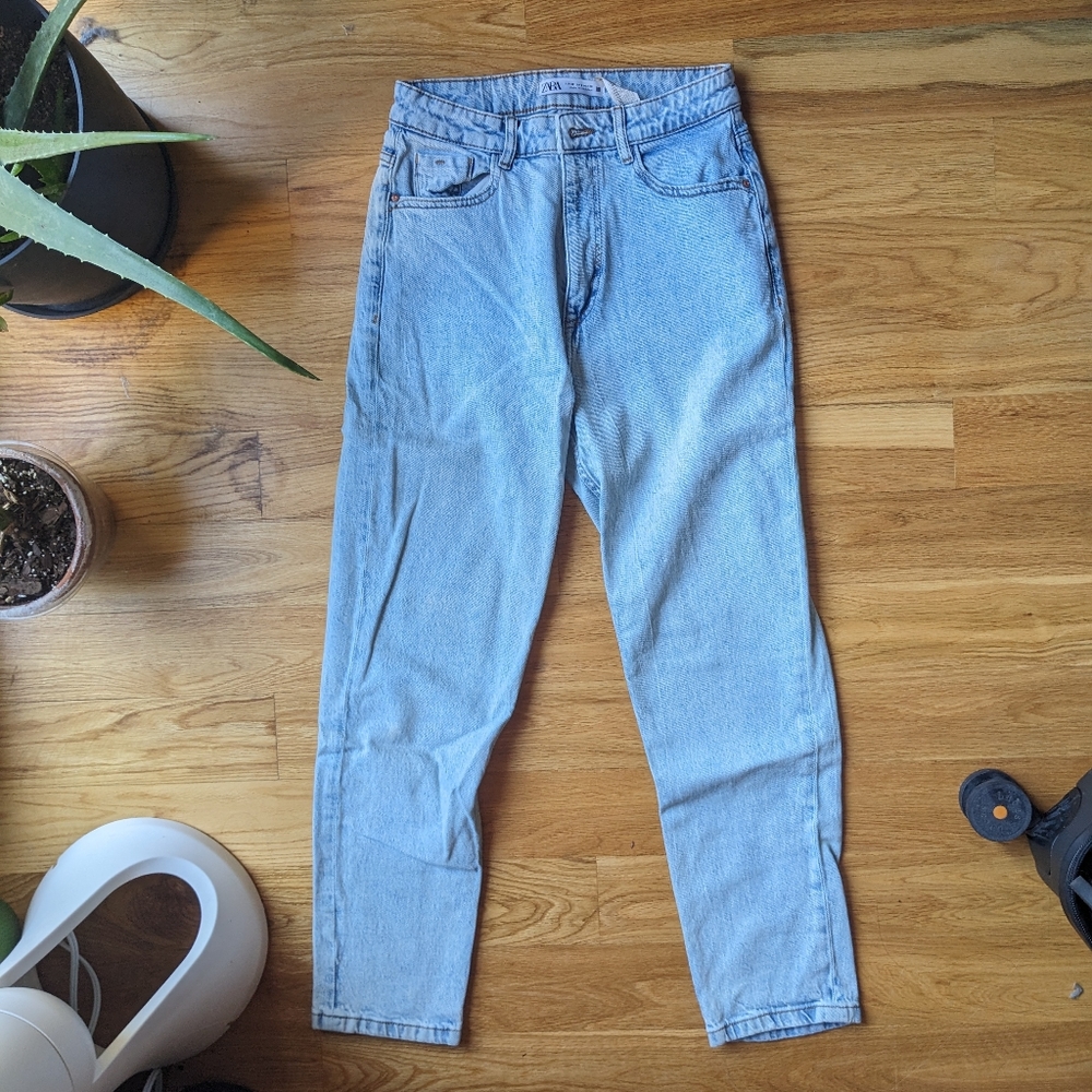 Zara loose mom jeans